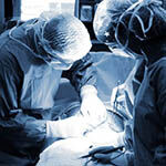 THubnail image of surgeons in operating theatre to denote zero-waste in operatig theatres project