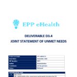 EPPeHealth Joint-Statement of Unmet Needs - Final